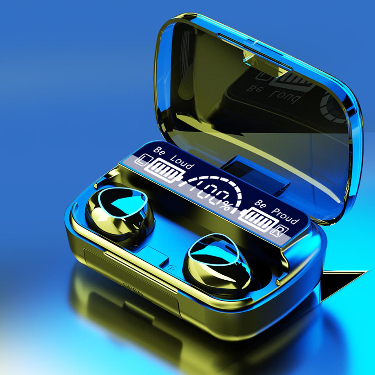 TWS M10 Earbuds Bluetooth 5.1 Earphones 2000mAh Charging Box