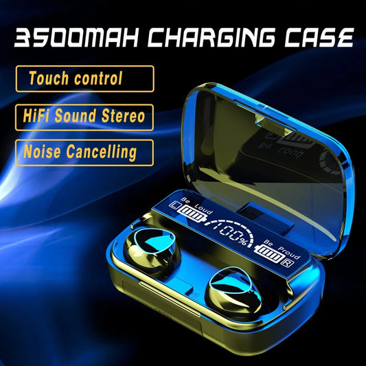 TWS M10 Earbuds Bluetooth 5.1 Earphones 2000mAh Charging Box