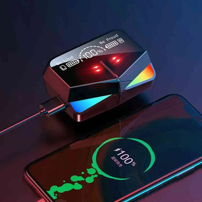 M28 TWS Gaming Wireless Earbuds Type-c LED Display With Heavy Bass