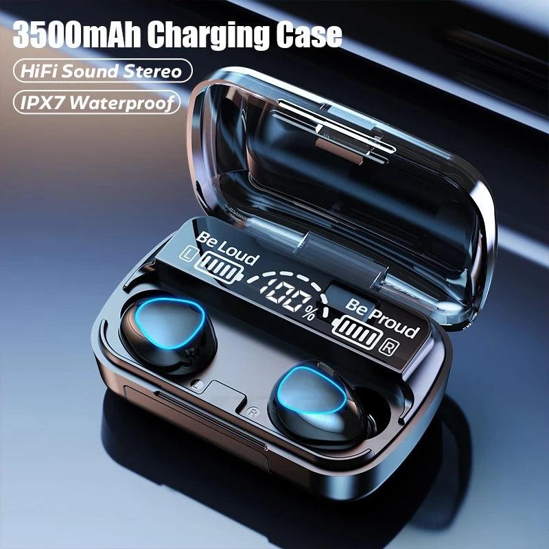 TWS M10 Earbuds Bluetooth 5.1 Earphones 2000mAh Charging Box