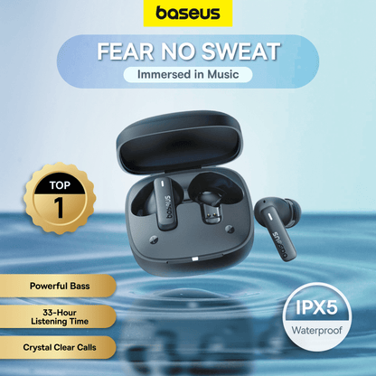 Baseus Bowie E19 Wireless IPX5 Waterproof Bluetooth Earbuds 2 ENC Mic