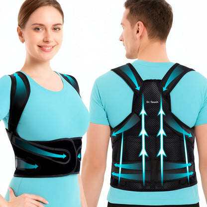 Back Pain Relief or Shoulder Support Belt, Posture corrector belt, Back support belt