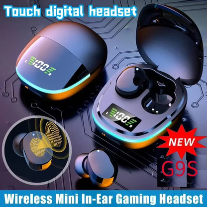 TWS G9S Bluetooth Earphones Wireless Headphones HiFi Headset