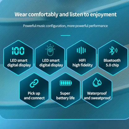 TWS N21 Stereo True Wireless Earphone Touch Control Sport Earbuds