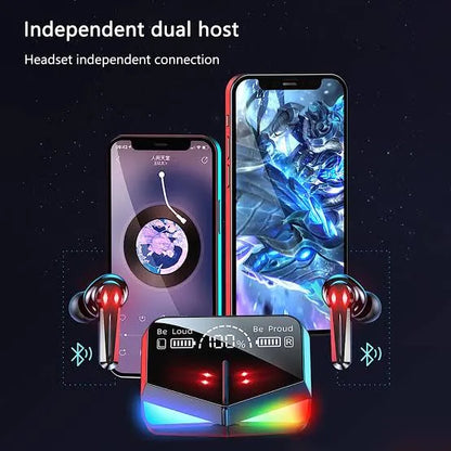 M28 TWS Gaming Wireless Earbuds Type-c LED Display With Heavy Bass