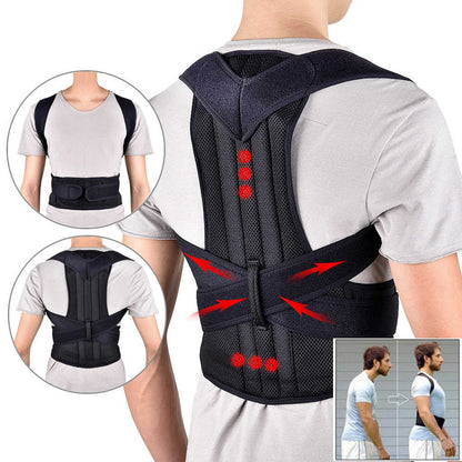 Back Pain Relief or Shoulder Support Belt, Posture corrector belt, Back support belt