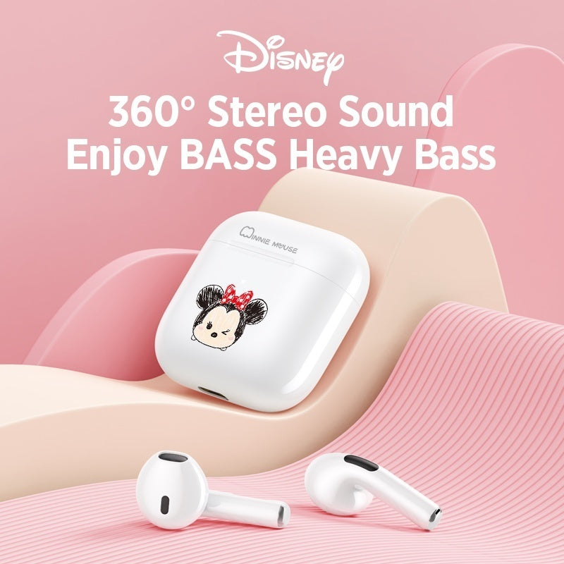 Disney F11 TWS Earbuds Stylish Design with Clear Sound Quality Experience