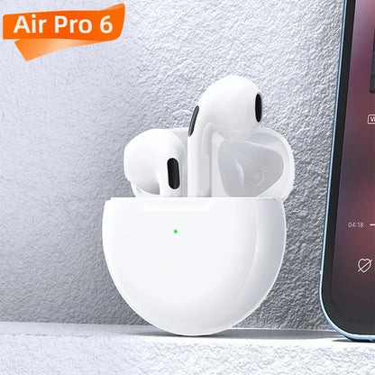 Wireless Air Pro 6 Earbuds with Hifi Stereo Touch Control Earbuds