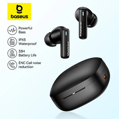 Baseus Bowie E19 Wireless IPX5 Waterproof Bluetooth Earbuds 2 ENC Mic