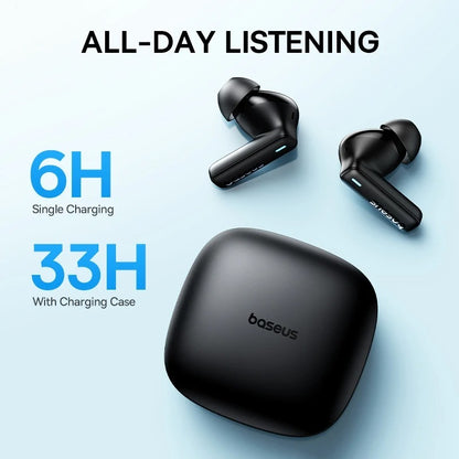 Baseus Bowie E19 Wireless IPX5 Waterproof Bluetooth Earbuds 2 ENC Mic