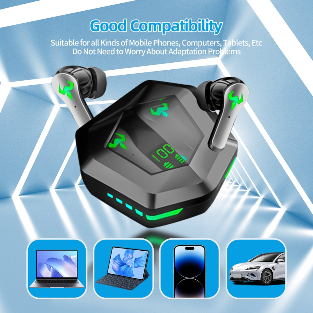 N35 Gaming Headsets Low Latency Earphone True Wireless Stereo (5.2V)